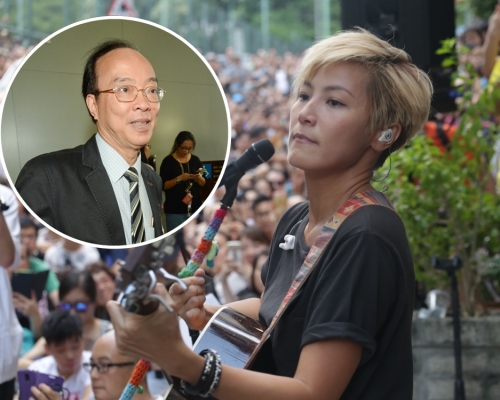 議員馬逢國(圓圖)指今次是否打壓何韻詩是見仁見智。資料圖片
