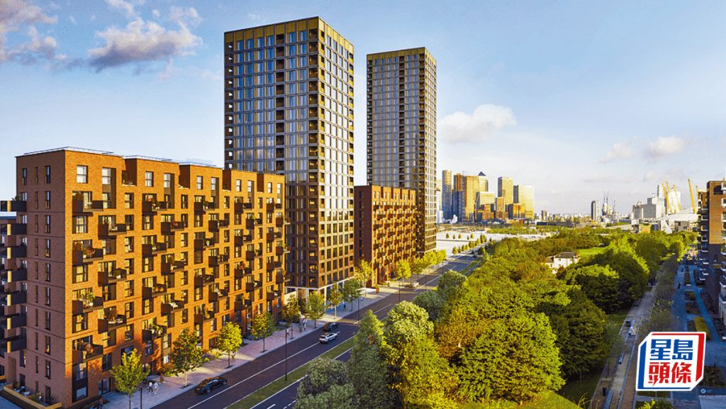 倫敦新盤提供249伙 入門價418萬