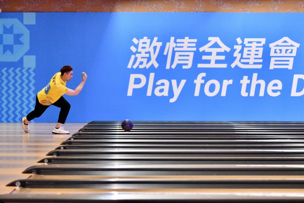 麥卓賢是香港隊第二好成績的男將。盧江球攝 麥卓賢是香港隊第二好成績的男將。盧江球攝