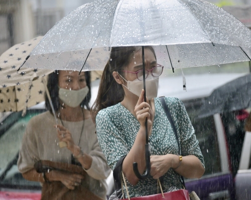 預測今日多雲有驟雨。資料圖片