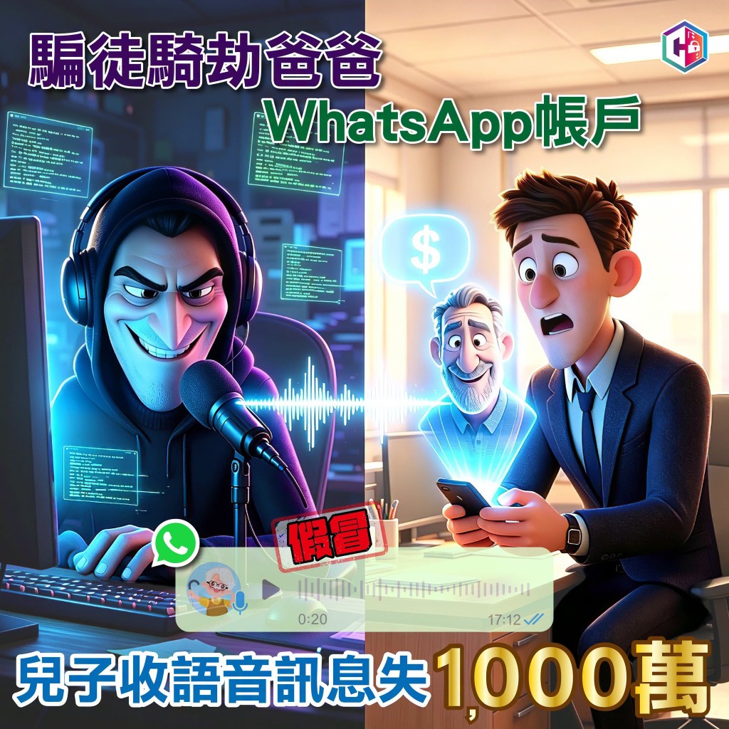 警方今日（7月29日）在守網者呼籲市民慎防騎劫WhatsApp騙案。