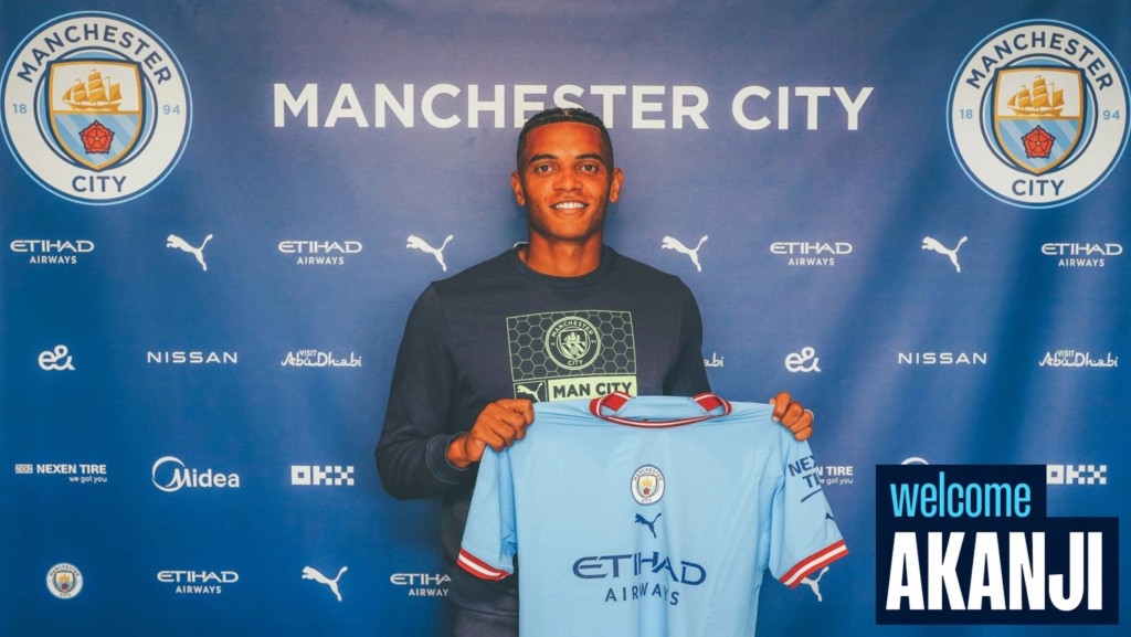 艾簡治簽約曼城五年。曼城官網圖片