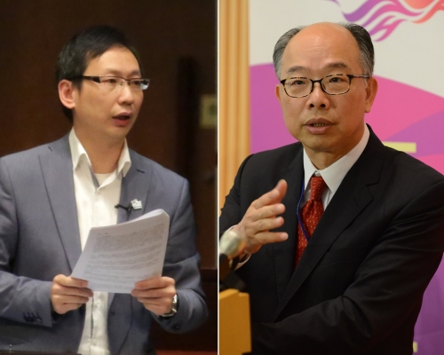 柯創盛(左)、陳帆(右)。資料圖片