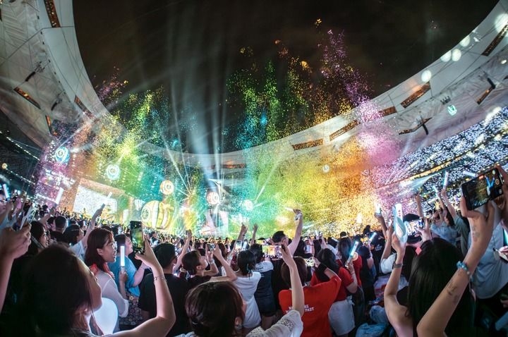 內地演唱會受熱捧。 新華社 內地演唱會受熱捧。 新華社