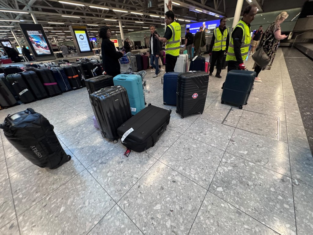 英國航空交通管制服務供應商NATS發生技術故障,多班航班受影響。讀者周小姐提供 英國航空交通管制服務供應商NATS發生技術故障,多班航班受影響。讀者周小姐提供