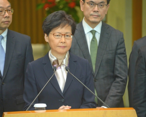 民陣促林鄭月娥回應訴求。資料圖片