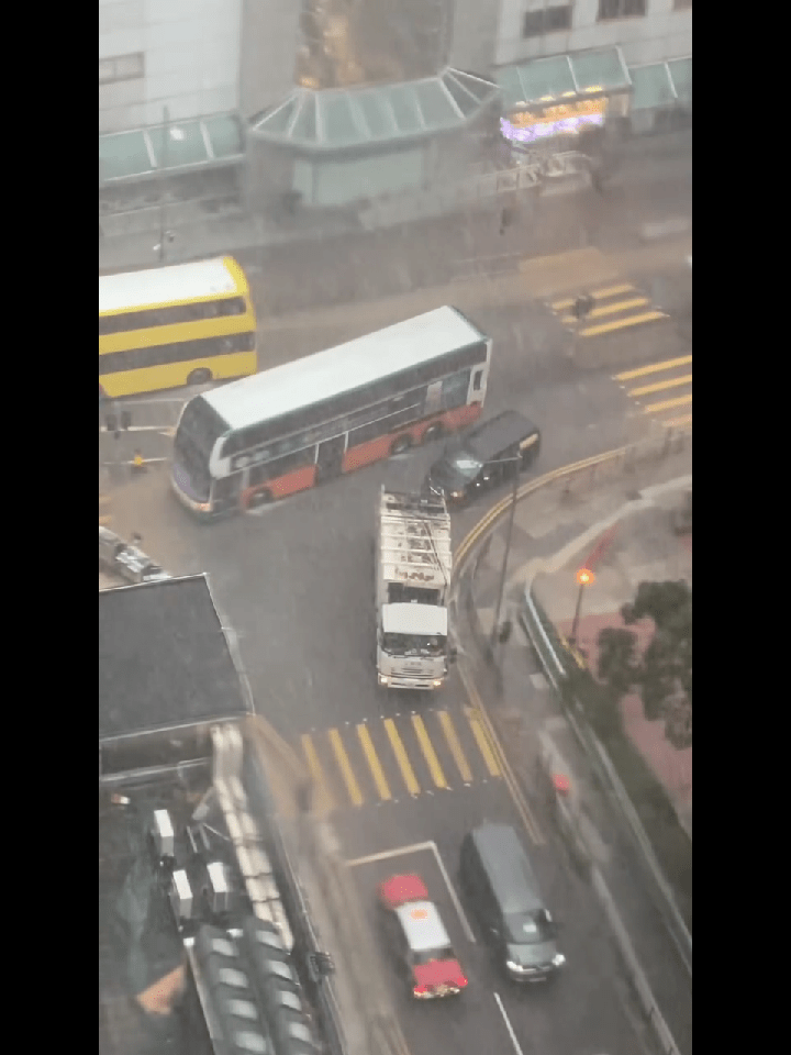 柴灣出現水浸 柴灣出現水浸