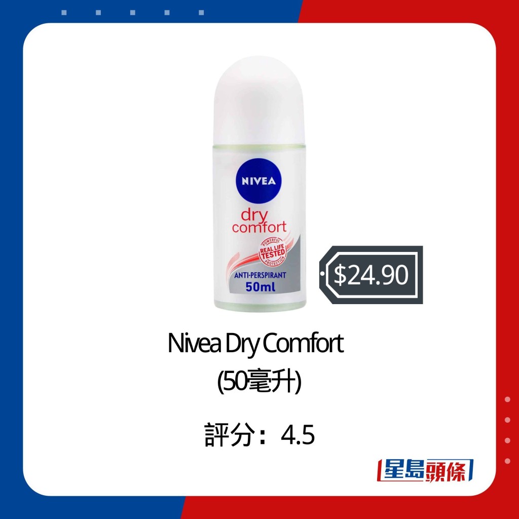 Nivea Dry Comfort   (50毫升)