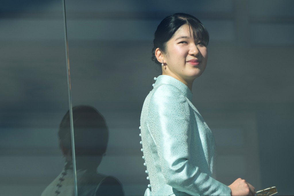 愛子公主也有出席。美聯社