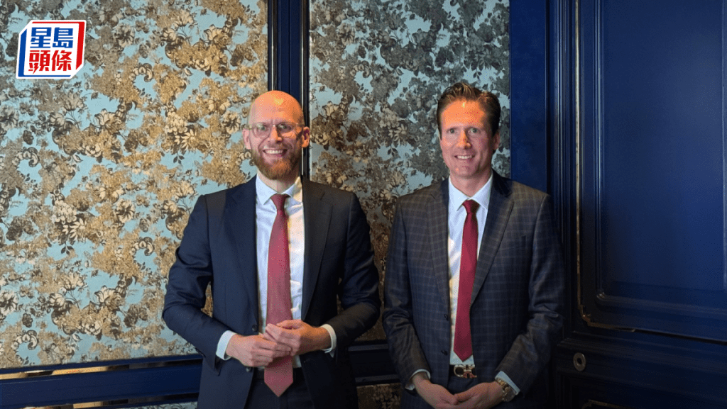 睿盛銀行（VP Bank） 首席投資官兼國際業務主管Felix Brill（左）、VP Bank新加坡分行聯席主管兼亞洲首席投資官Thomas Rupf（右）