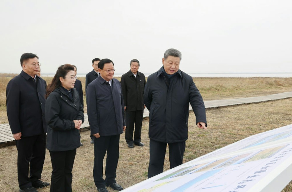 习近平在内蒙古乌兰察布考察。新华社