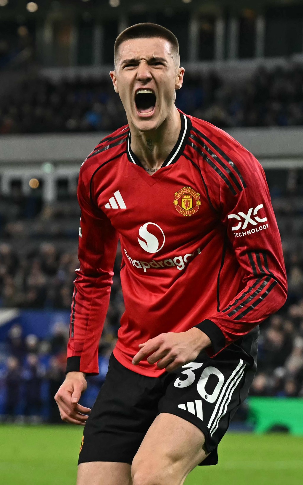 施斯高近7場英超6次上陣入5球。法新社