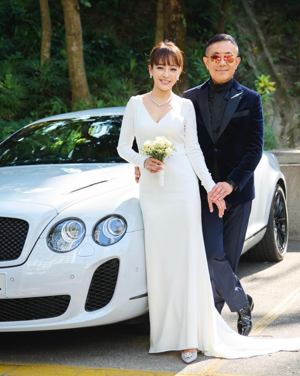 祁文傑在IG分享婚紗相。