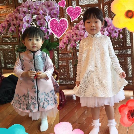 兩姊妹各有各可愛。