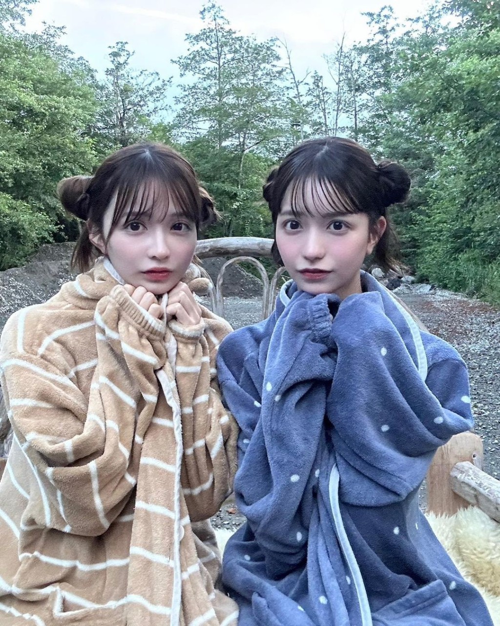 森風花和妹妹柊琪琪的美照在網上瘋傳。IG
