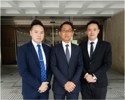 商業罪案調查科總督察鄒祥有(中)。黃梓生攝