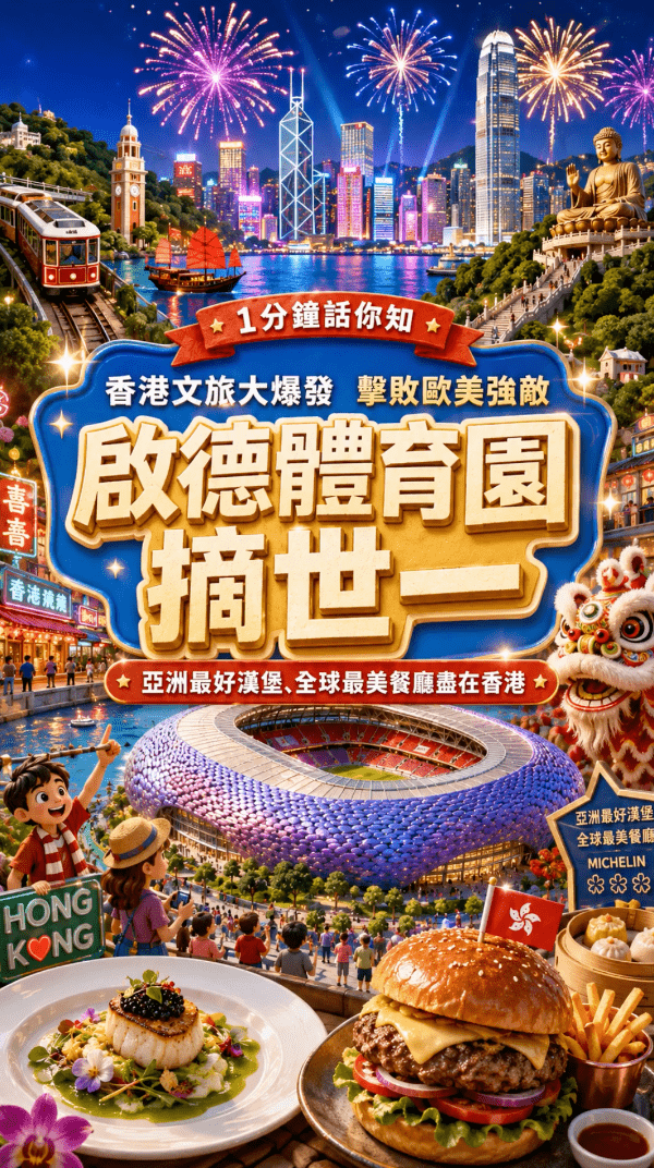 2026年香港啟德體育園再度衝出國際。 2026年香港啟德體育園再度衝出國際。