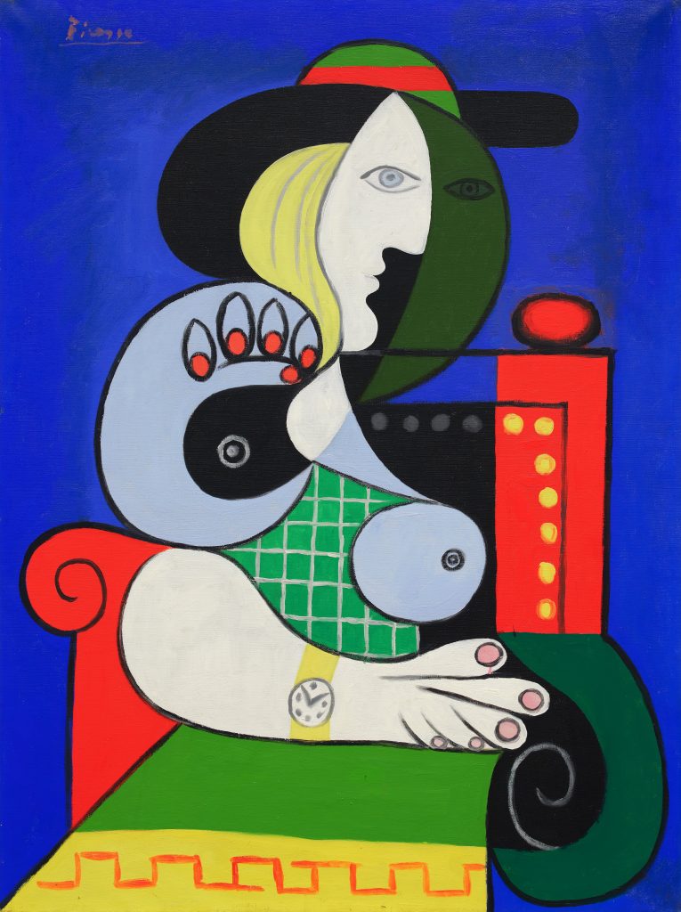 《戴手錶的女人》描繪的是畢加索情人兼謬思女神瑪麗-泰蕾茲‧沃爾特