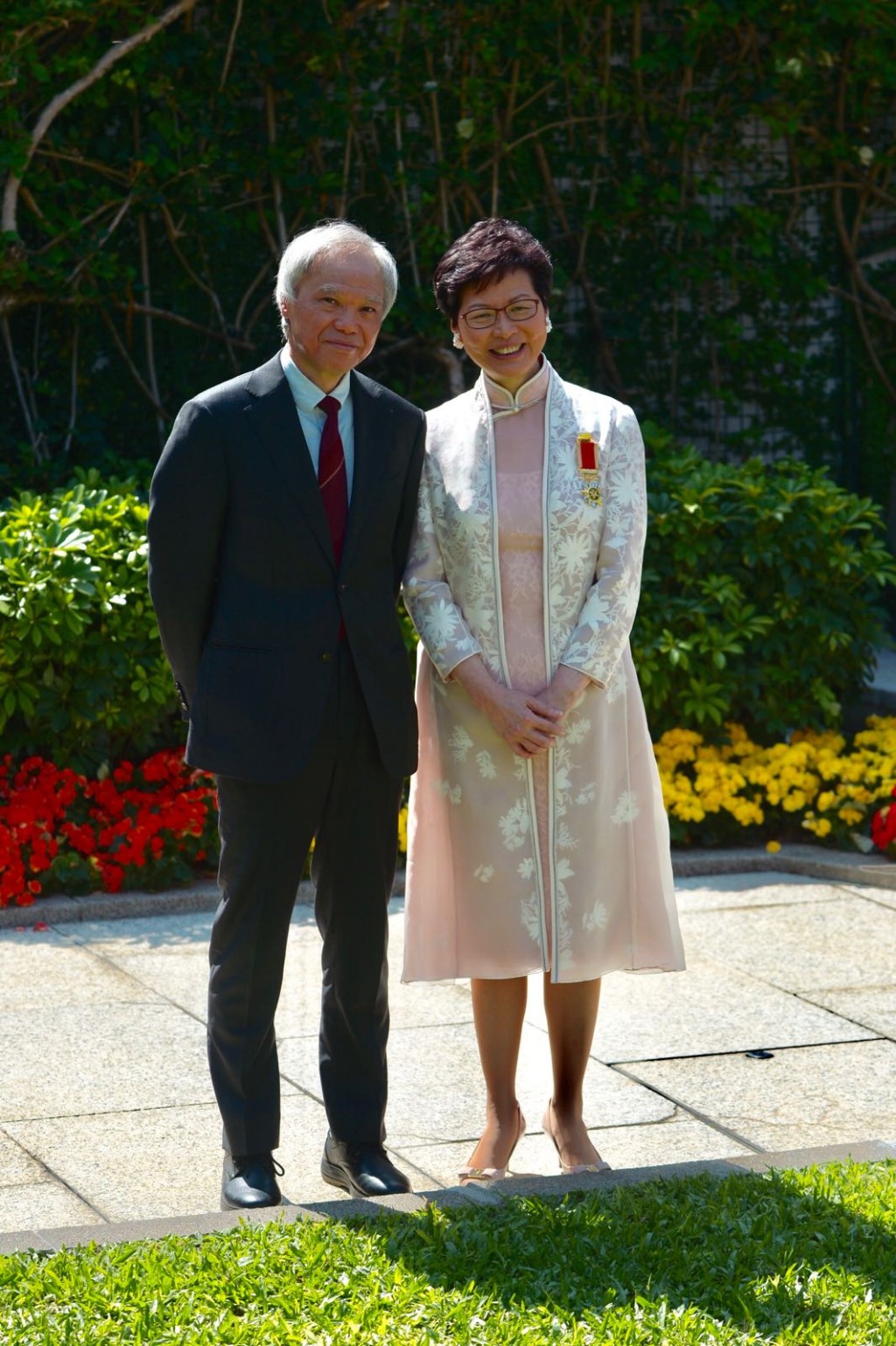 林鄭月娥與林兆波。