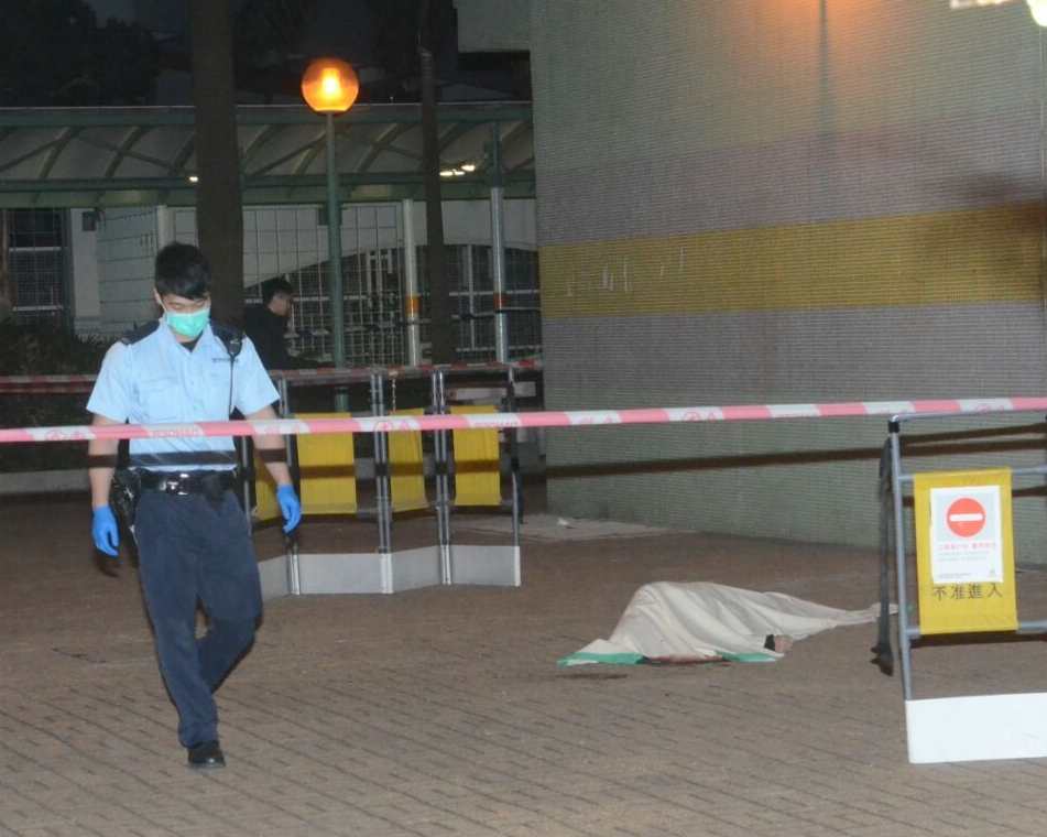 墮樓男子當場證實亡。