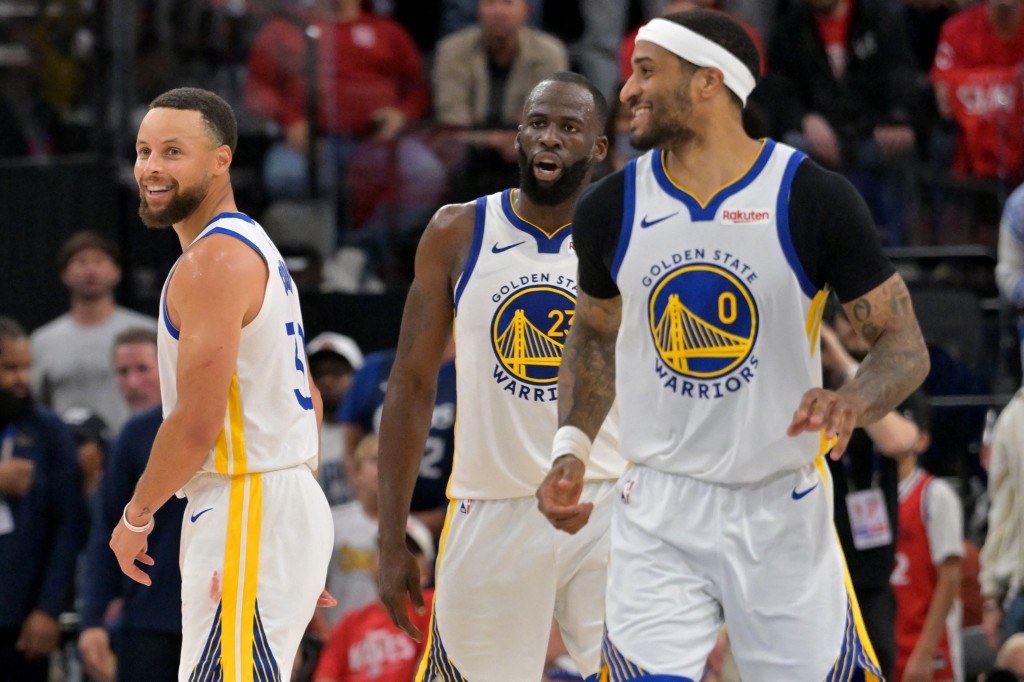 勇士戰勝快艇。路透社