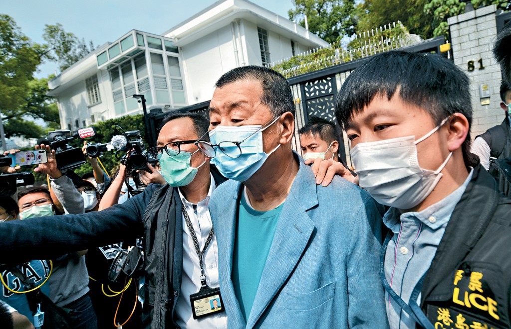 壹传媒创办人黎智英2020年被捕，经历长达156日审讯后，被裁定3罪全部罪成。