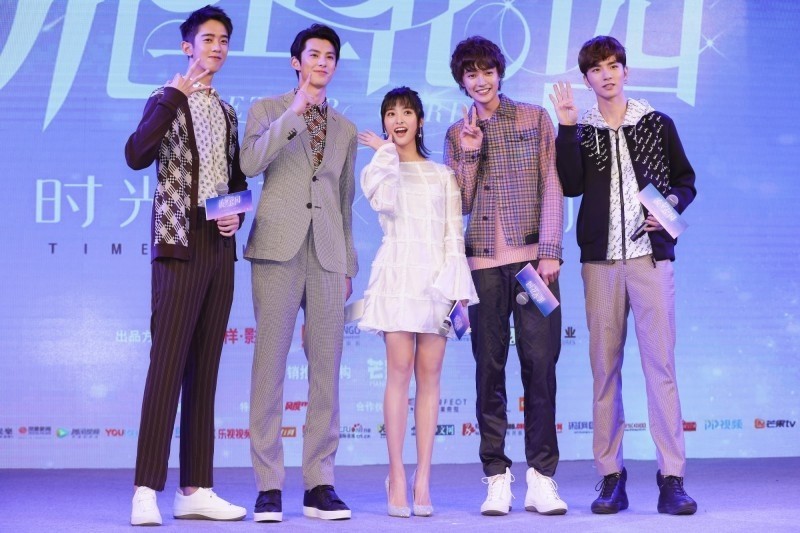 梁靖康(左起)、王鶴棣、沈月、官鴻、吳希澤將參演。