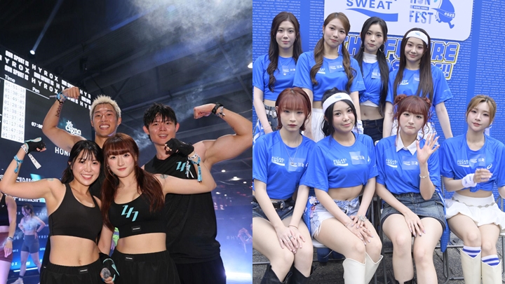 Lolly Talk成員曾美欣MeiMei開心孖郭曉妍AhYo組隊參賽HYROX 盼四周年8人合體兼出歌。
