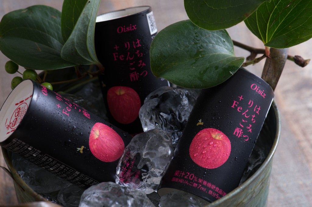 蜂蜜蘋果醋/$68/6件,以無添加酒精釀製,配以日本蘋果汁及經過長時間的醋酸發酵而成。
