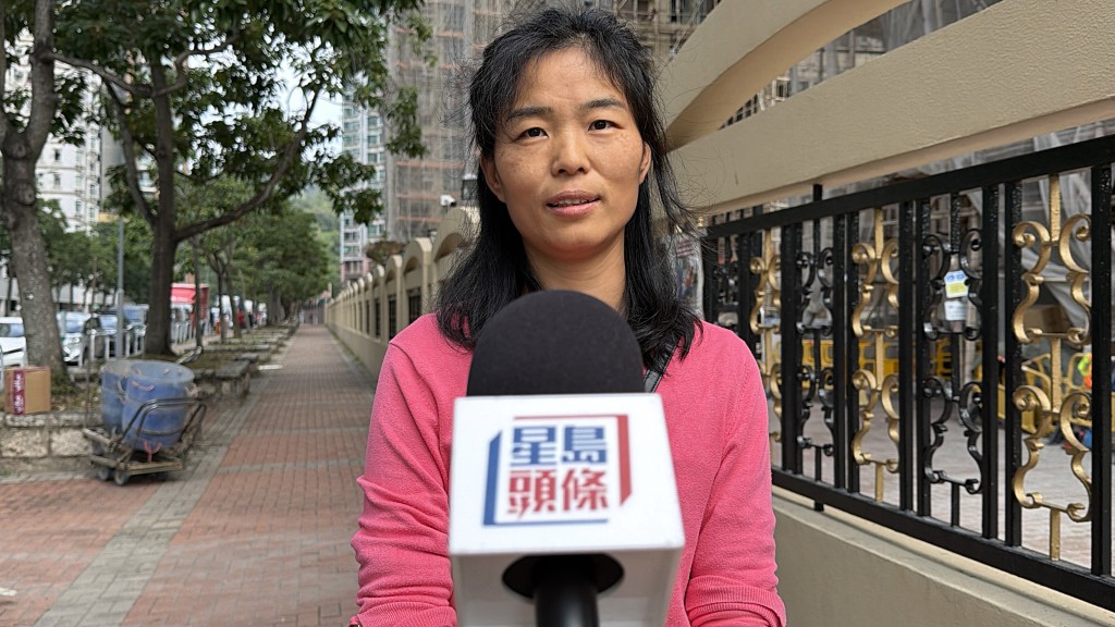 居民李小姐。梁國峰攝 居民李小姐。梁國峰攝