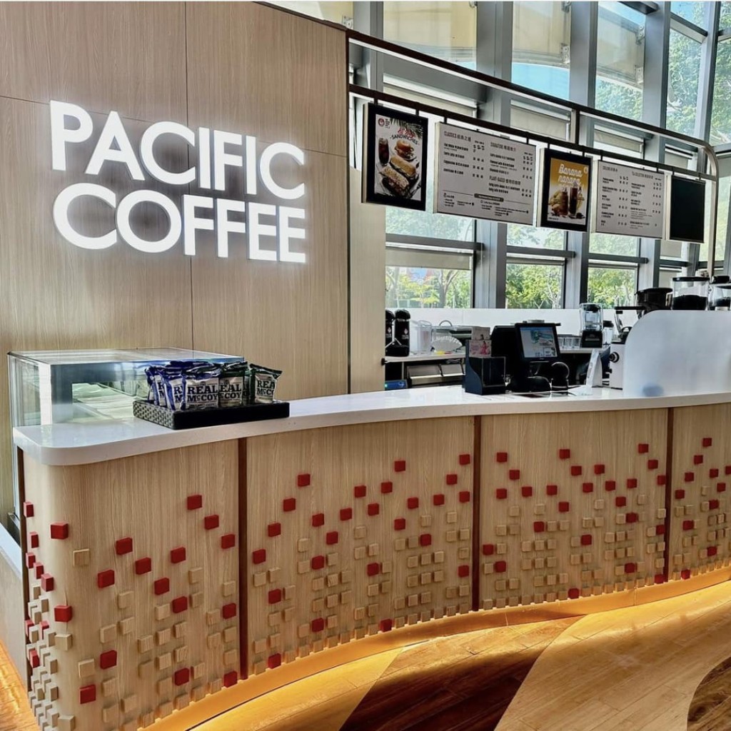 叶文斌表示，Pacific Coffee仍是全港第二大咖啡连锁店，并陆续有开拓新种类咖啡店。Pacific Coffee FB图片