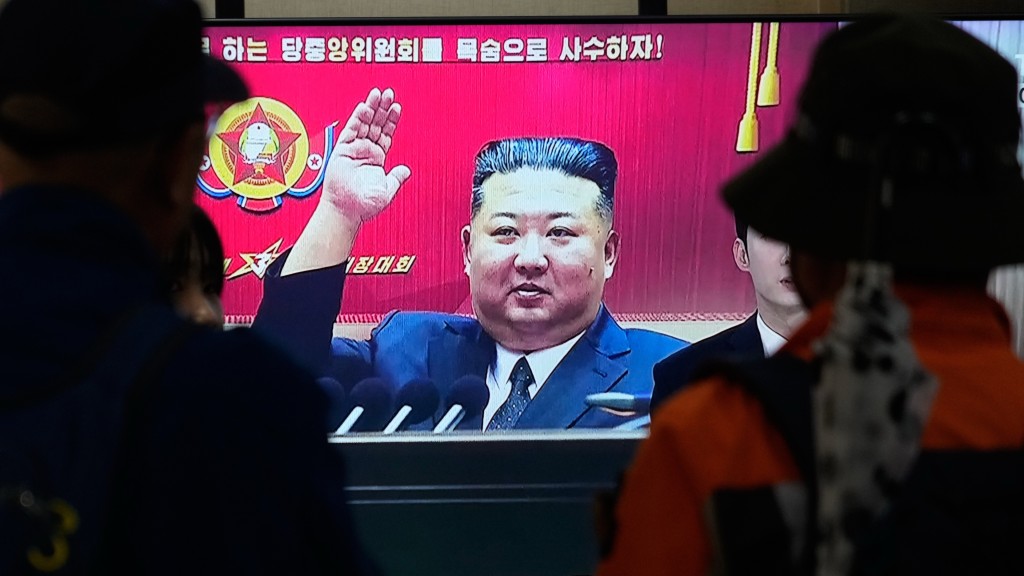 北韓領導人金正恩訪華。 美聯社