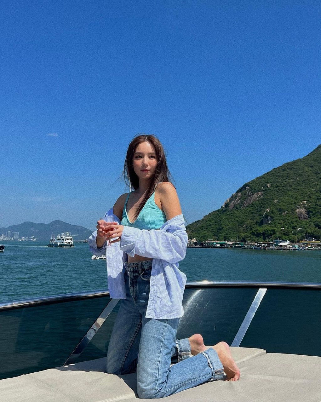 Heidi自稱身材只係小饅頭,覺得大咗只係角度問題。