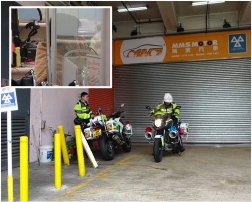 男子(小圖)被救出鼻樑受傷送院。梁國峰攝