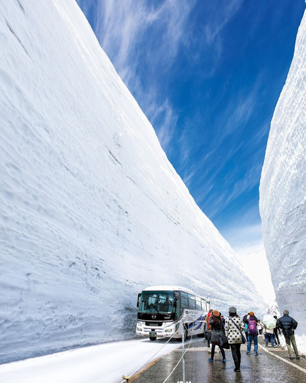 雪壁在夏天会溶化。（IG@nagoya.cat.tw）