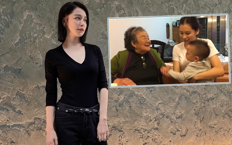 徐若瑄因姨婆的離開心情難過。