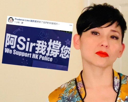劉美君換了封面照片後，隨即惹來大量網民辱罵攻擊。　劉美君FB圖片