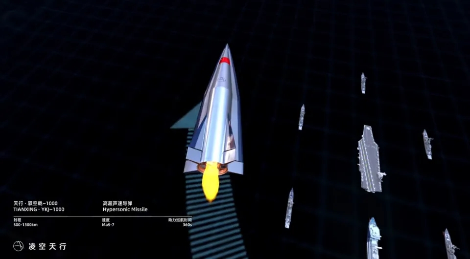 四川民企造出高超音速導彈。 凌空天行