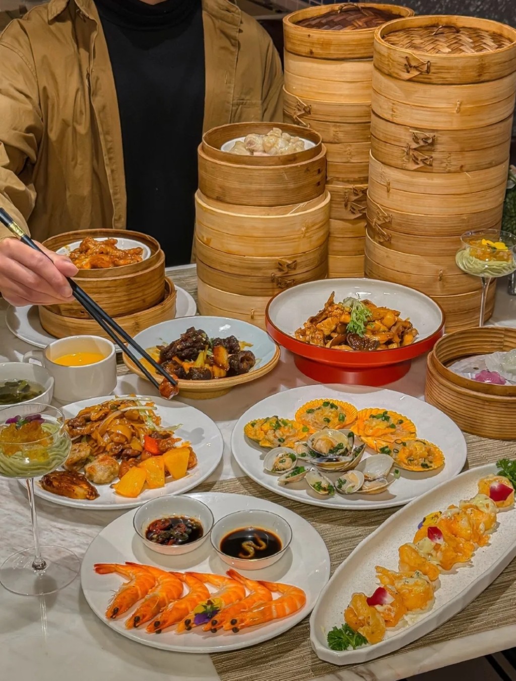 廣州飲茶美食2024 | 1.粵宴餐廳　每位￥158任點任食，有點心和小菜。（圖片來源：大眾點評@_Victoria.曦可）