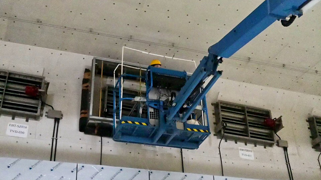 中九龍幹線採用「風罩測量技術」量度垂直防煙閘風速。陳美寶網誌