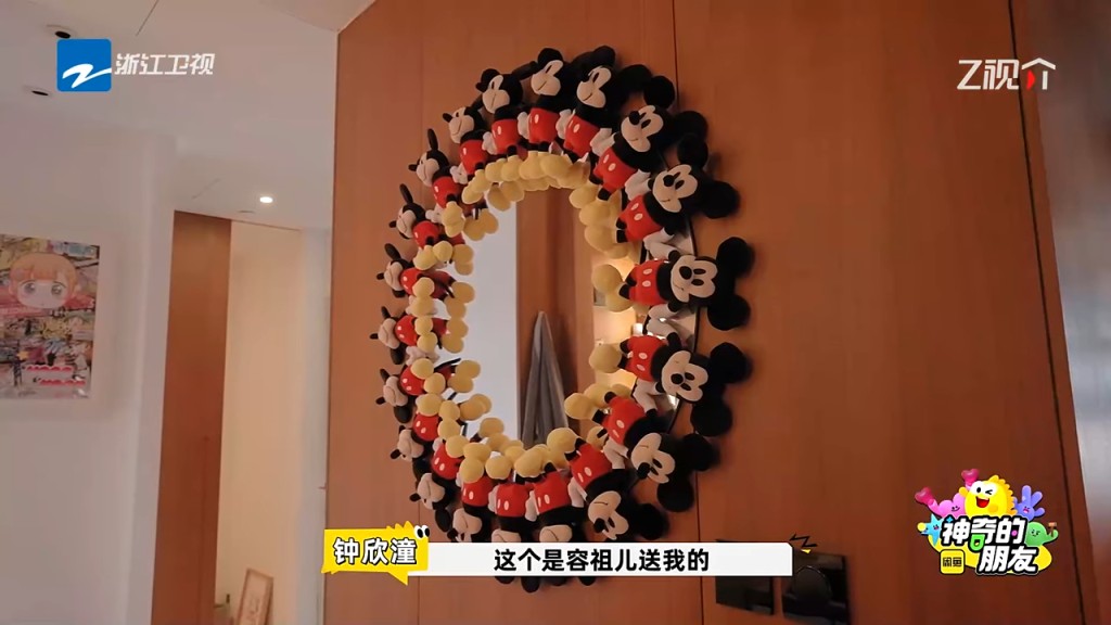 有容祖兒送的大鏡子。 有容祖兒送的大鏡子。
