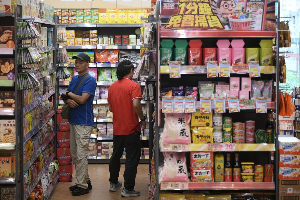 7月零售業總銷貨價值升幅放緩。資料圖片 7月零售業總銷貨價值升幅放緩。資料圖片