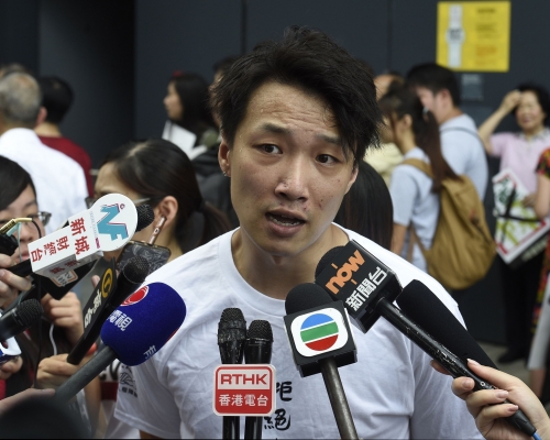 民陣召集人岑子杰透露已通知警方,7月1日舉辦遊行。 資料圖片