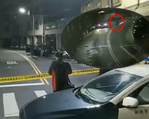 警方根據閉路電視畫面(右上紅圈)已鎖定一名嫌犯追查。