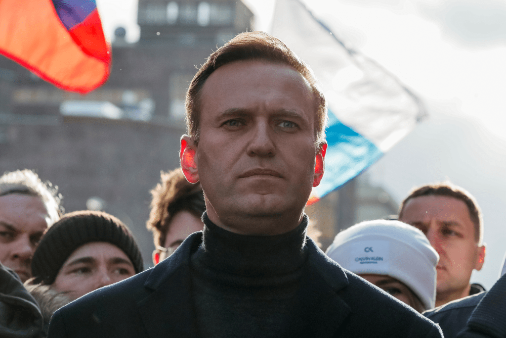 納瓦爾尼曾領導反對普京的大規模示威。AP