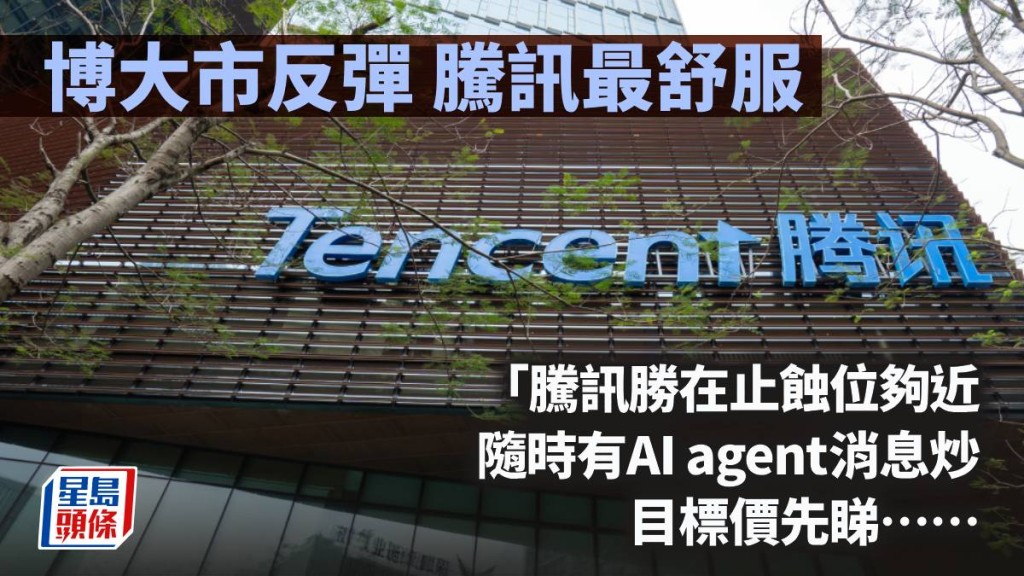 博大市反彈 騰訊最舒服｜唐牛午市攻略