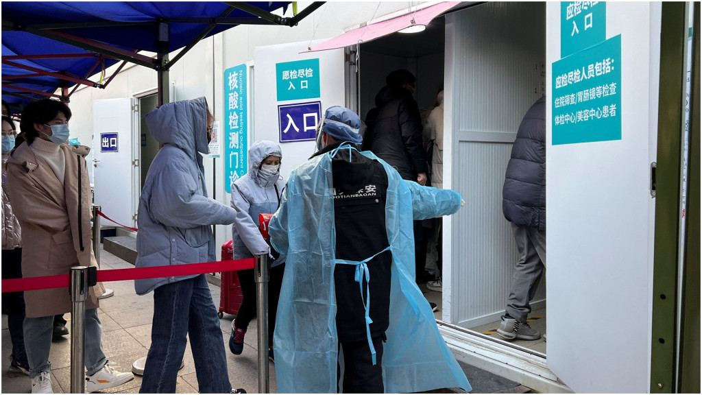 北京新增本土確診社區加強檢測。REUTERS資料相