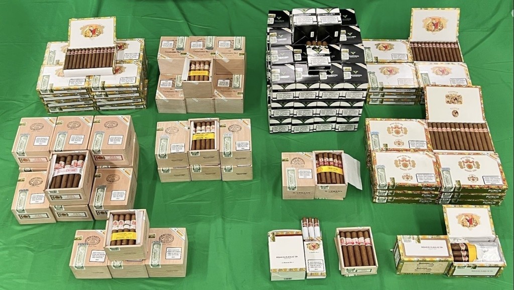 機場海關揭行李藏$88萬私煙雪茄 涉案兩男罪成囚4個月