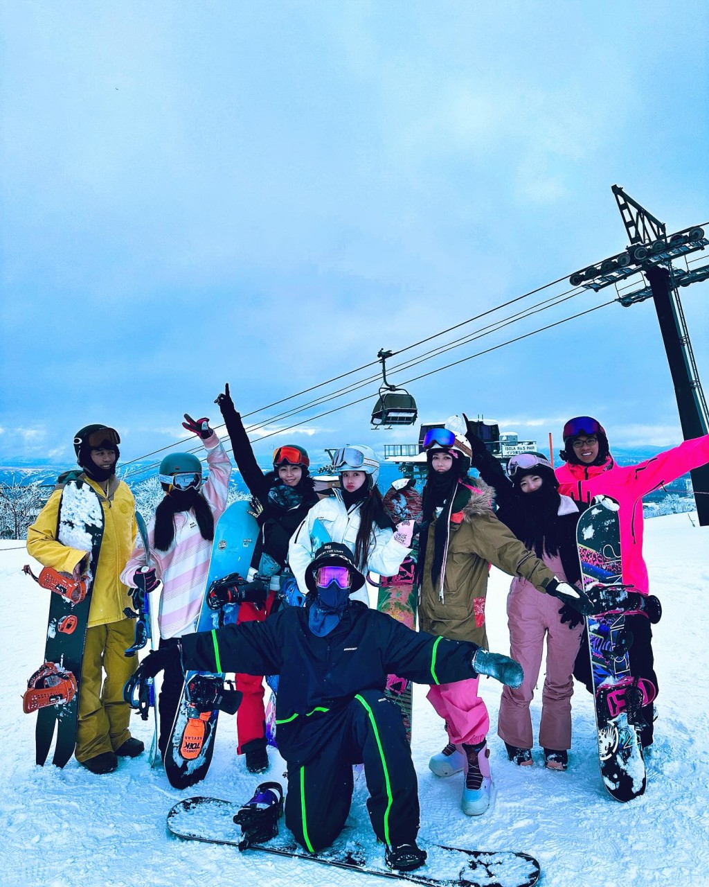 近日與一班好友到北海道滑雪。