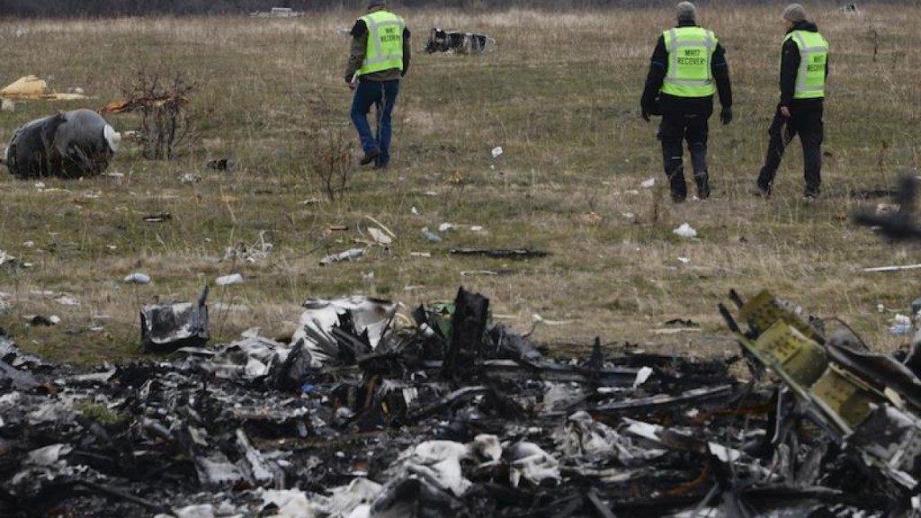 馬航MH17客機空難發生於2014年7月17日,機上298人全部罹難。AP資料圖片